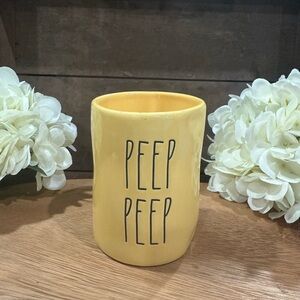 Rae Dunn Yellow 'Peep Peep' Candle